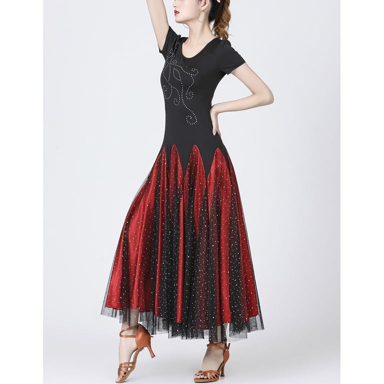 chinese dress ladies Ballroom Lady Dress #2262  ZYMdancestyle