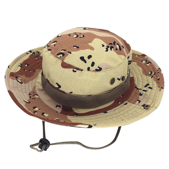 Chapeaux Bob Plein Air Randonnée Pêche Chapeau de Pêcheur Chapeau Décontracté Jungle à Bord Rond Chapeau de Randonnée pour Hommes et Femmes Chapeaux Bob Chapeaux d'Hiver