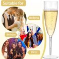 thumbnail image 6 of 36PCS Clear Champagne Flutes Plastic - 6 OZ Clear Disposable Champagne Flutes Party Supplies for Wedding/Birthday/Parties, 6 of 9