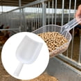 thumbnail image 6 of CarpNettore Animal feed Spoon Easy to Carry Poultry Farming Tool for Cow Cattle Dog Food White 29cmx19cmx7cm, 6 of 8