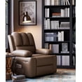 thumbnail image 6 of Danolapsi 22'' Rocker Swivel Recliner Chair,Lazy Boy Recliner for Adults,with 1.5X Sponge Filling,Side Pocket,and Cup Holder,360° Manual Rocker Swivel Recliner,Lounge Chair for Living Room,Bedroom, 6 of 8