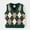 C-Green226, variant on JIAYUE Unisex Vests For Kid Plaid Sleeveless V-Neck Pull On Snug Warmth For Kids Cold Weather Soft Comfy Base Layering