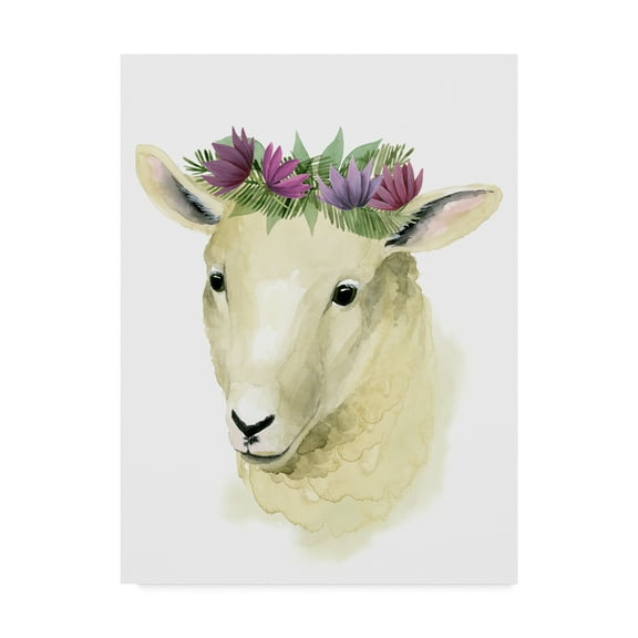 Trademark Fine Art 'Precious Barnyard IV' Canvas Art by Grace Popp