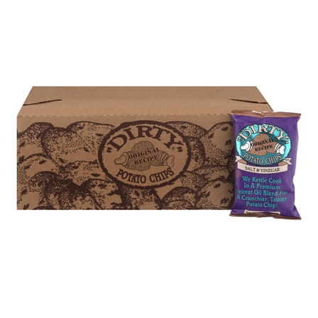 Dirty Kettle Potato Chips, Sea Salt & Vinegar, 25 Ct