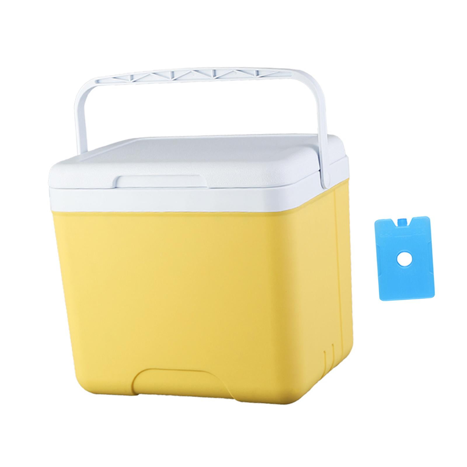 koolsoo Insulated Camping Storage Case Cooling Bucket Multifunctional Ice Chest Box Organizer for Barbecue Groceries Traveling 13L