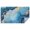 Blue Gold Marble, variant on Pink Marble Pattern Rectangle Tablecloth 60"x84",Waterproof Polyester Rectangle Table Cloth, Wipeable Spillproof Polyester Tablecloth for Dining, Camping, Indoor and Outdoor