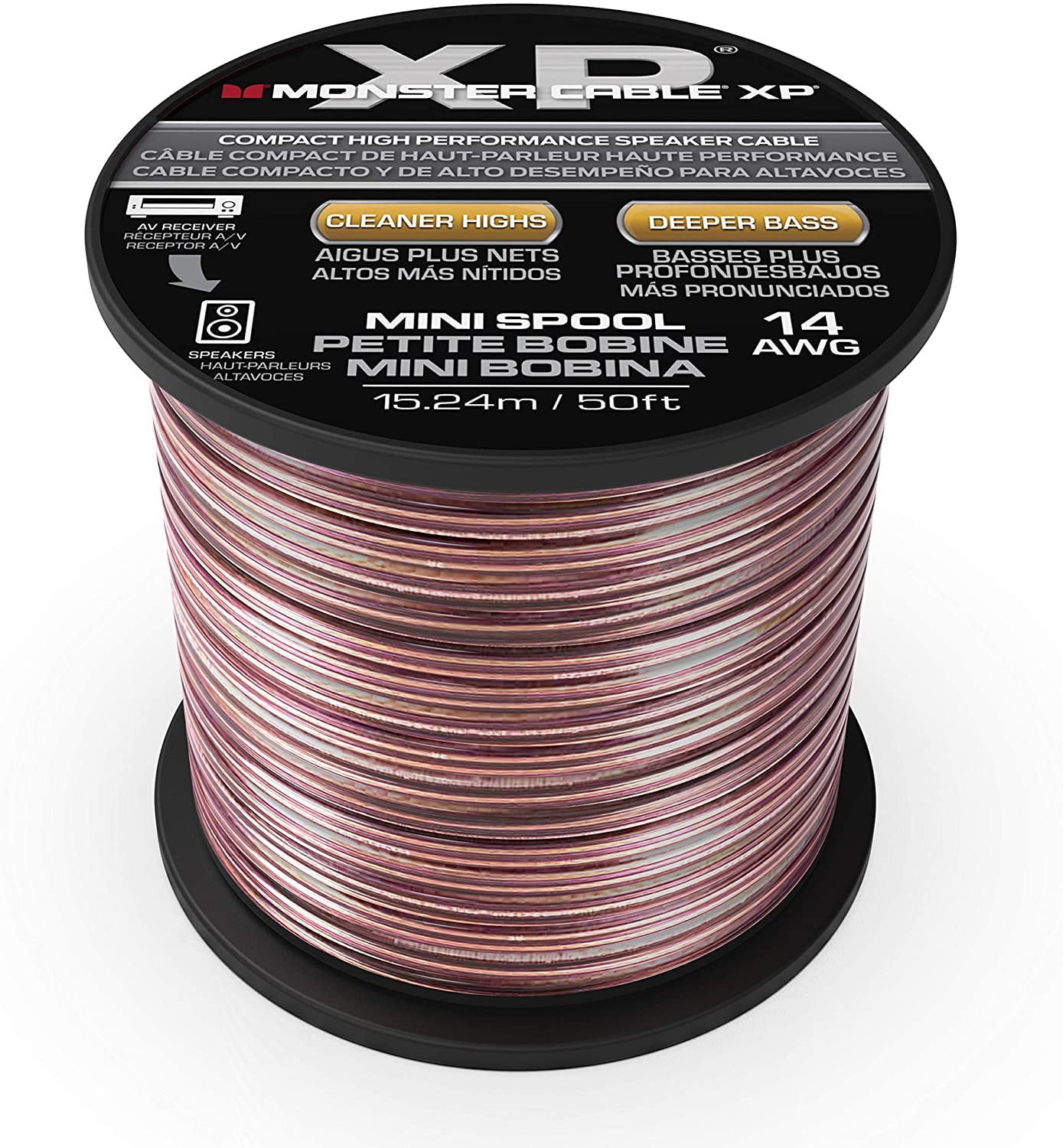 B&P Lamp Bare Copper Ground Wire 50 Foot Spool 18 Gauge 