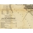 thumbnail image 4 of 24"x36" Gallery Poster, map of washington d.c. street railways 1892, 4 of 4