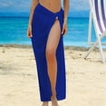 thumbnail image 3 of Sarong Swimsuit Coverup Chiffon Beach Tie Wrap Skirt for Women Long Sheer Scarf Bathing Suit, 3 of 4