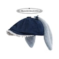 thumbnail image 7 of Lace Trim Bowknot Newsboys Hat Plush Bunny Hat Funny Floppy Ear Hat Flat Hat Women Painters Hat, 7 of 7