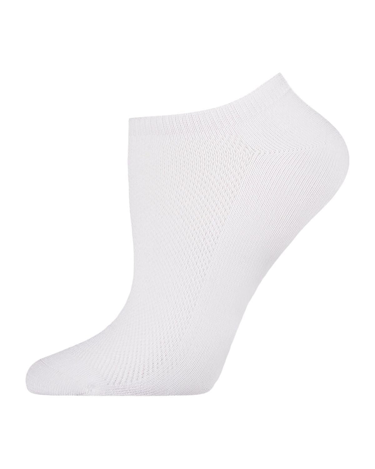 MeMoi Women's Organic Cotton Mesh-Top Breathable Liner Sock - Mens - Male