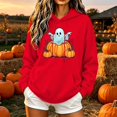 thumbnail image 2 of Jsaierl Halloween Sweatshirts for Women Cute Ghost Graphic Pullover Hoodies Trendy Classic Long Sleeve Sweater Tops Halloween Costumes, Sizes S-2XL, 2 of 6