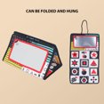 thumbnail image 6 of Suodoka Foldable Baby Mirror Toy for Car Seat, High Contrast Black and Red, 17.3 x 10.2 in, 6 of 9