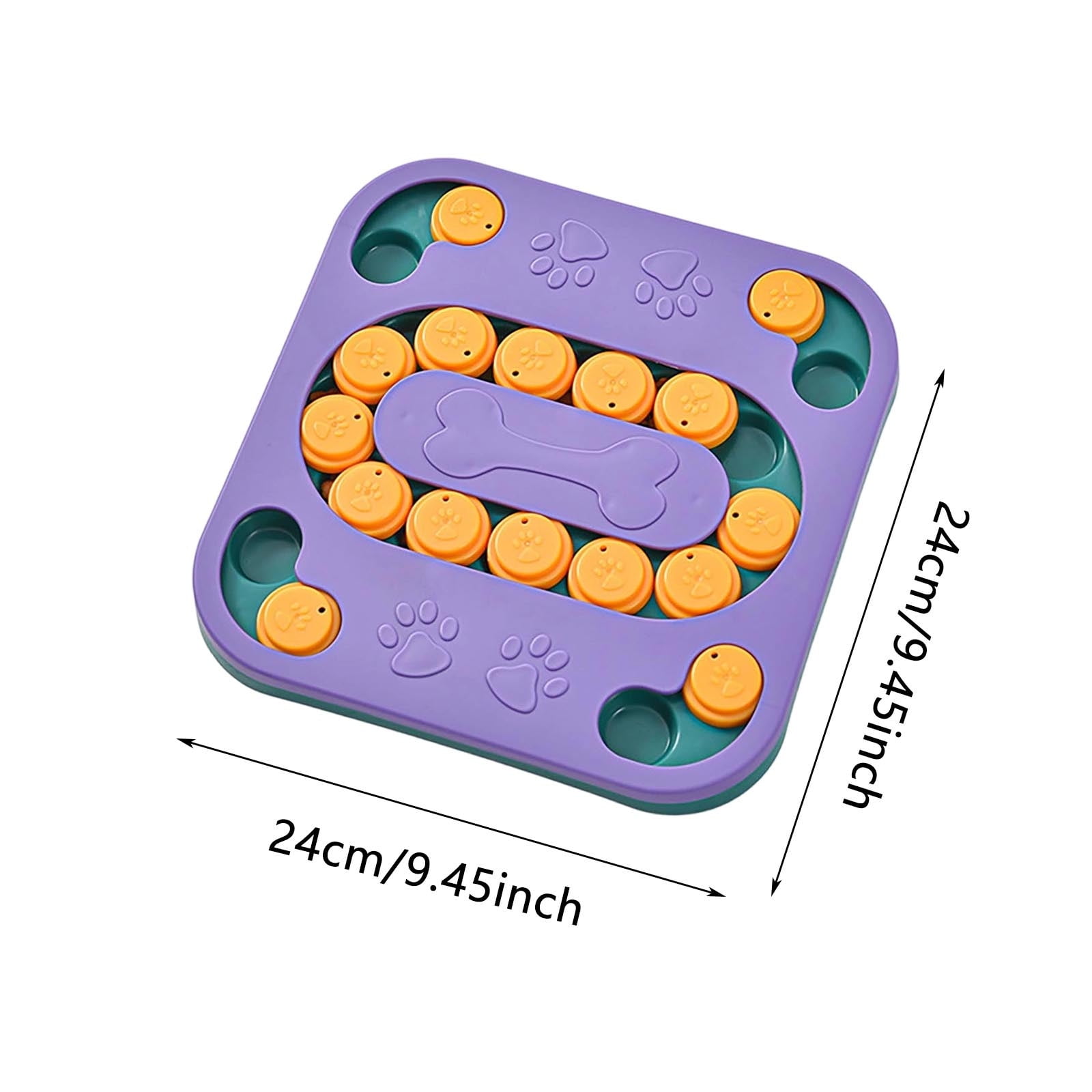 Interactive Puzzle Feeder Slow Food Bowl for Promotes Mental Stimulation and Safe Eating Solutions for Dogs Cats Indoor Use