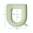 thumbnail image 2 of Reusable Toilet Seat Cover, Alternative to Toilet Seat Covers Disposable - Waterproof, Non-Slip, For Adults and Kidsgreen, 2 of 5