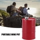 thumbnail image 5 of Mini decantador de vino, capacidad de 750 ml, diseño cilíndrico de acero inoxidable, antiadherente y resistente a los olores para un vertido fácil, ideal para catas de vino, aireación y uso, 5 of 8