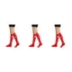 thumbnail image 5 of Qarigey 1 par de calcetines a rayas hasta la rodilla de arcoíris, cómodos, fáciles de combinar, apariencia de moda, medias antideslizantes, Type1 NO1, 5 of 6
