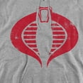 thumbnail image 2 of G.I. Joe Cobra Logo Unisex Adult Pull-Over Hoodie, Athletic Heather, X-Large, 2 of 5