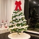 thumbnail image 5 of onlyliua Liquidación Ofertas Del Día Ofertas Prime Lazo Navideño Rojo Flocado con Múltiples Orejas, Lazo Overlock de Cinco Orejas y Siete Orejas, Caja de Regalo para Corona Navideña, Decoración para, 5 of 6