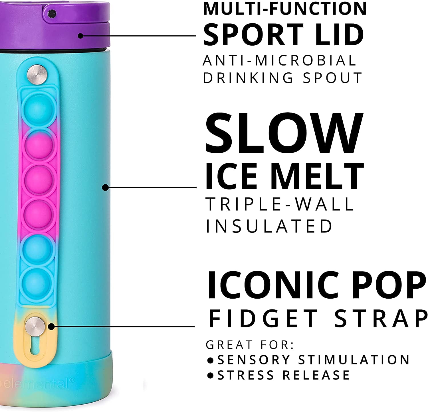 Coconut Ranch Sip 'N Pop Interactive Fidget Pop Water Bottle - Fun,  Functional, Portable, Spill Proo…See more Coconut Ranch Sip 'N Pop  Interactive
