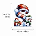 thumbnail image 1 of RBCKVXZ Christmas Decorations On Clearance! Acrylic 2D Christmas Cute Snowman Letter Hanging Decoration Christmas Festival Decoration Christmas Tree Pendant, 1 of 6