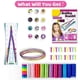 thumbnail image 4 of Kit de fabricación de pulseras de la amistad para niñas, juguetes artesanales DIY, regalos de cumpleaños para niños, suministros para fiestas, actividades de viaje, 4 of 5