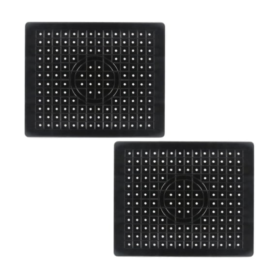 Kitchen Sink Mat 2-Pack, Food Grade Rubber Non-Slip Sink Protector and Draining Pad for Glassware Protection, Easy to Clean Protective Mat for Home Sinks