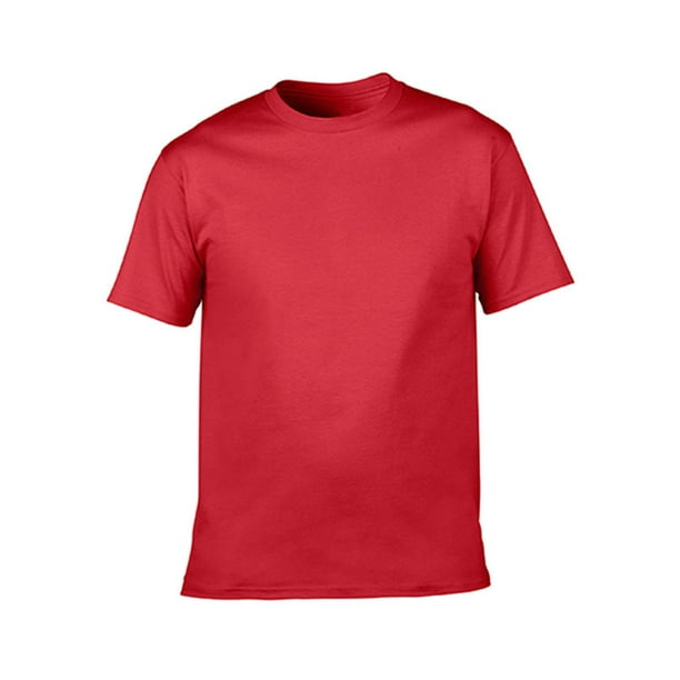 Camisetas de Manga Corta de Verano para Mujeres, Camisetas de Cuello Redondo de Moda Top Sólido para Ocasional, Fiesta Y Diario