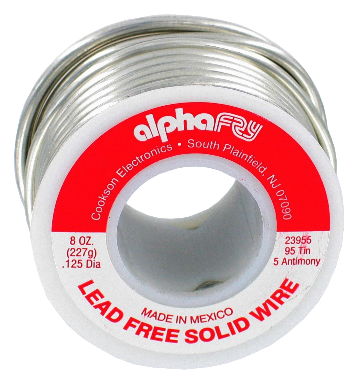 Alpha Fry AM23955 1/2 lb 95/5 Spool LeadFree Solid Wire Solder