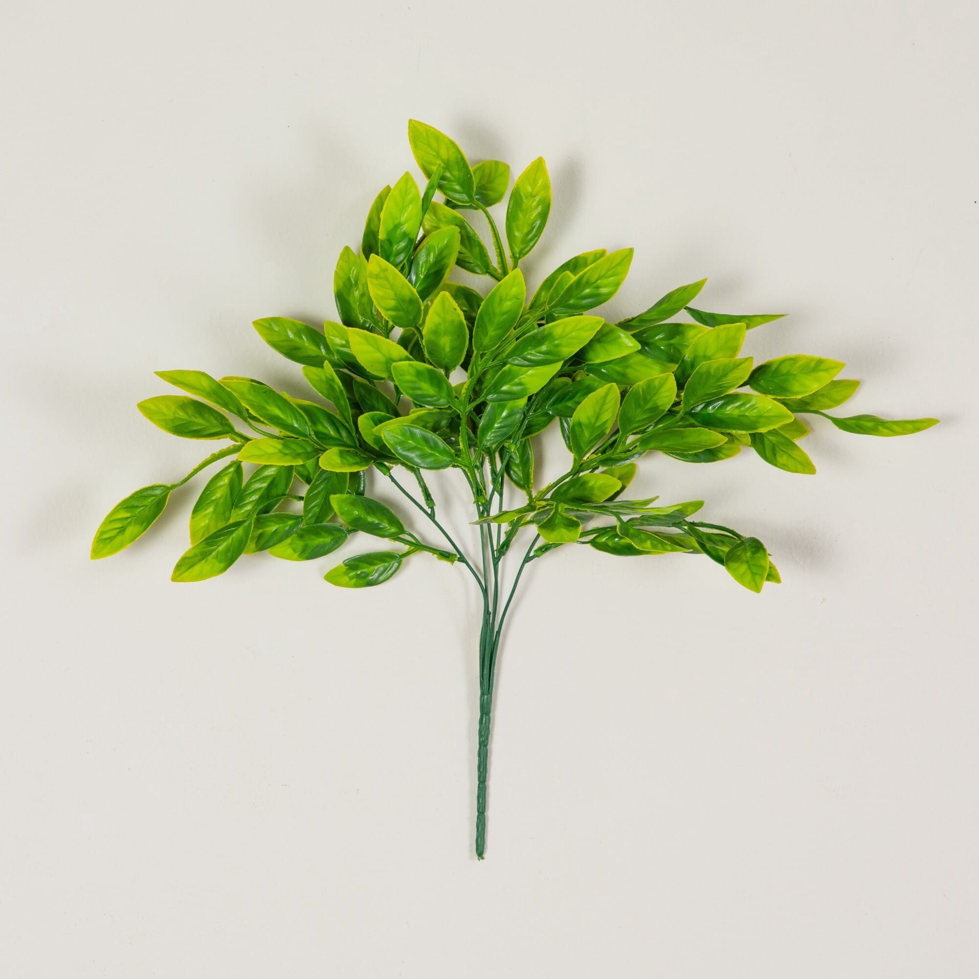 16in. UV Resistant Artificial Ruscus Bush (Indoor/Outdoor) - Set of 6