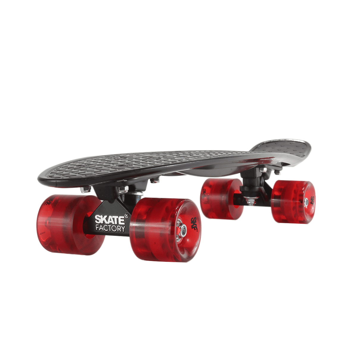 PATINETA MINI CRUISIER SKATIE'S SKATE FACTORY NEGRO ROJO SKATE