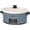 Blue, variant on 6-Quart Programmable Slow Cooker with Ceramic Pot, Versatile for Cooking, Mixing, and Food Prep, Available in White or Black, 120V Appliance for Home Use