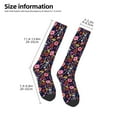 thumbnail image 5 of Balery Dancing Skeletons Floral Garden Fun Novelty Socks Men'S Women'S Crew Socks Funny Crazy Novelty Socks Quirky And Cool Socks, 5 of 9