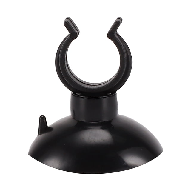 Accesorio de ventosa para acuario Unique Bargains, clip de ventosa para acuario, accesorios para tanque de peces, negro, 0.51 in