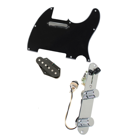 Telecaster Thinline Pickguard - Fender Tele Telecaster Loaded Pre-Wired Pickguard DiMarzio True Velvet Pickup BK