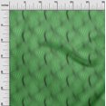 thumbnail image 3 of oneOone Georgette Viscose Green Fabric Moire Sewing Craft Projects Fabric Prints By Yard 42 Inch Wide, 3 of 4