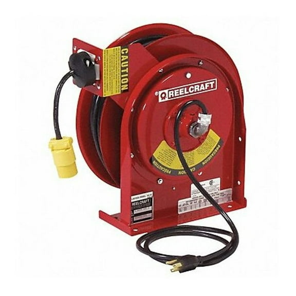 Reelcraft Retractable Cord Reel with 45 ft. Cord 1-Outlet 12/3 L 4545 123 3SB