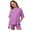 Purple, variant on Aihuaihua Girls 2 Piece Short Set Kids Summer Outfit for Girl Oversized Tees and Bike Shorts Short Sleeve T-shirt Elastic Waist Tight Shorts Pants with Pocket 5-14Y Blue