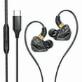 thumbnail image 1 of wonima11 USB C Headphones for Samsung Galaxy S24 S23 Ultra S22 S21, Deep Bass, with Microphone Volume Control Wired Headphones for iPhone 16 15 Pro Max, OnePlus 12 11 (Black), 1 of 1