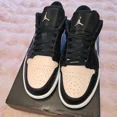 thumbnail image 4 of N I-K-E A i r-Jor-dan 1 Low Crimson Tint 553558-034 Men’s SIZE 11 Orange White NEW, 4 of 6