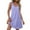 Purple1, variant on Jalioing Tank Mini Dress for Women Summer Sleeveless Sundress Hollow-Out V-Neck Casual Dresses