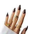 thumbnail image 1 of RYGRZJ Autocollants pour Ongles Couleur Unique, Autocollants pour Art des Ongles Finis, Longueur Moyenne, 1 of 1