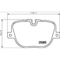 thumbnail image 4 of Brembo Brake Pad P44025 FMSI Number D1427-8544; Low-Metallic; Set Of 4; With Hardware, 4 of 4