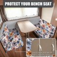 thumbnail image 2 of Housse de Coussin pour Dinette Rv Housses de Coussin Protecteurs de Canapé pour Véhicule Récréatif Banc Portable Housses de Coussin de Canapé Rv - 1 Housse de Dossier & 1 Housse de Banc, 2 of 7