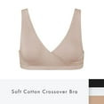 thumbnail image 4 of Essentials Cross Front Bra, 4 of 7