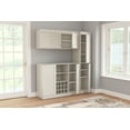thumbnail image 4 of Inval Shaker Laminate 3-Piece Kitchen Cabinet System 63"W, Washed Oak, 4 of 10