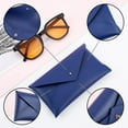 thumbnail image 4 of 2Pcs Leather Glasses Case Portable Sunglasses Case Bags Horizontal Glasses Pouch Slim Case Flexible Eyeglass Protective Organizer Pouch Bags for Glasses Sunglasses Eyeglasses, 4 of 9