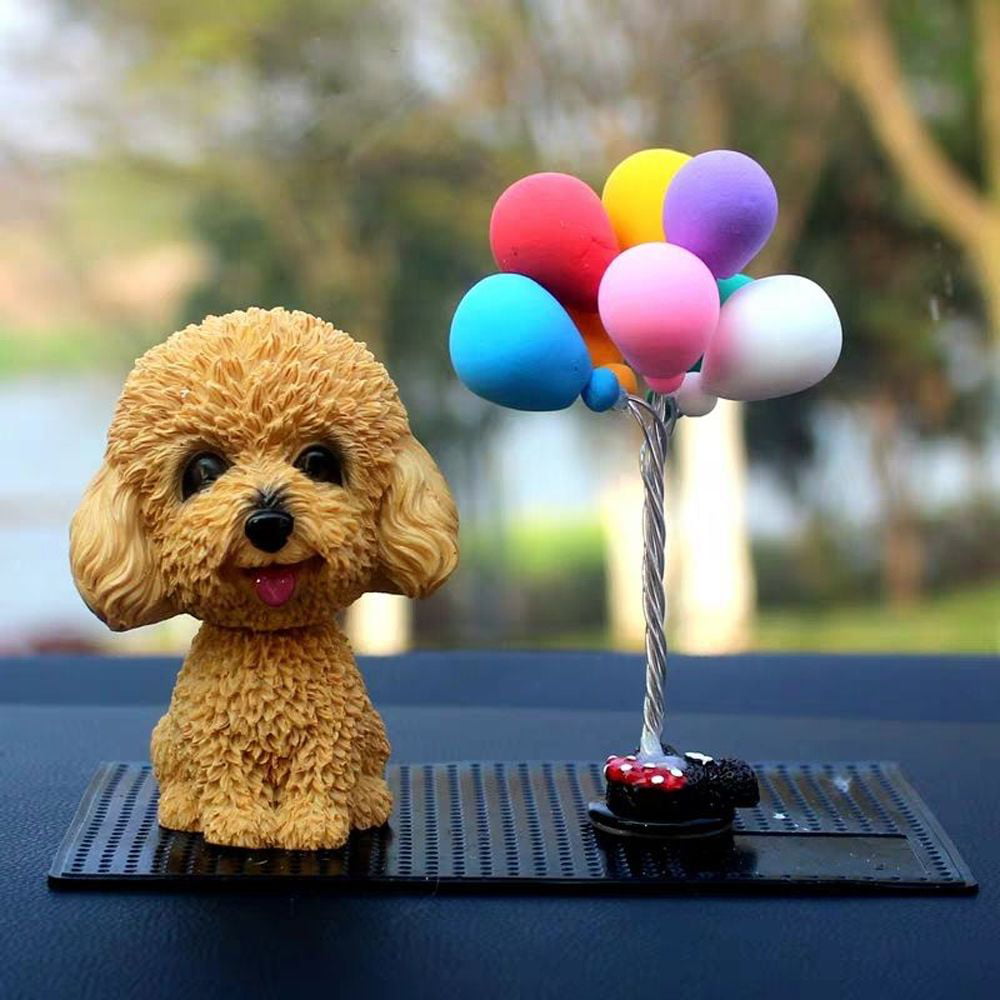 Veemoon Car Dashboard Ornaments Spring Lovely Shaking Head Yellow Car  Accessories Ornaments Dog Car Decoration Puppy Decor for Car Home Office  Desktop