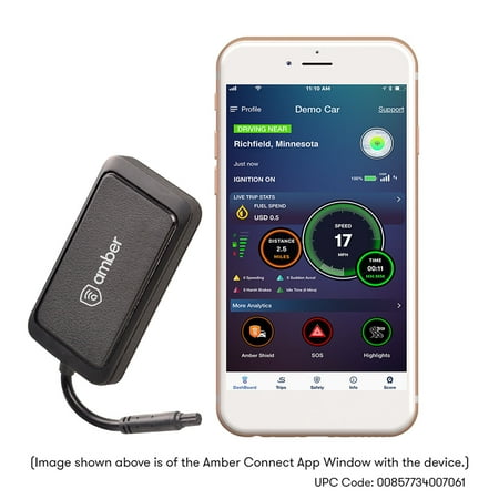 Amber Connect - AMB3653G Wired GPS Asset Tracking Device