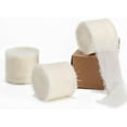 thumbnail image 2 of Cream 3 pack Chiffon Ribbon Rolls, 4cm x 5m, Chiffon Silk Ribbon with Fringe for Bridal Bouquets Wedding Invitations Floral Arrangements Gift Wrapping Home Decor, 2 of 5